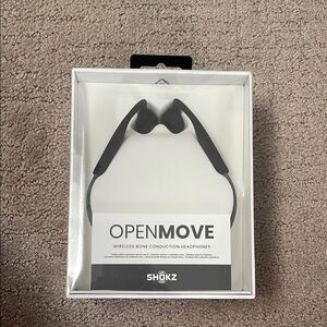 Shokz OpenMove Wireless Bone Conduction Headphones - Black